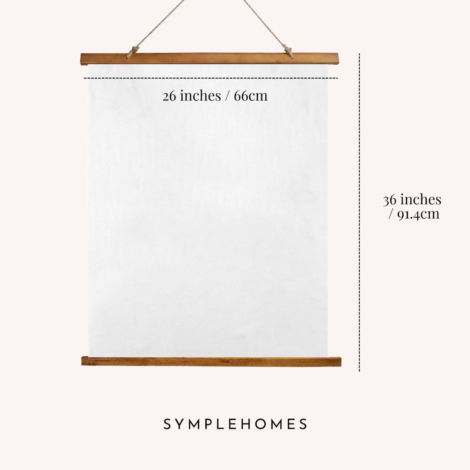 Abstract Blue Geometric Tapestry – Modern Boho & Scandi Wall Hanging