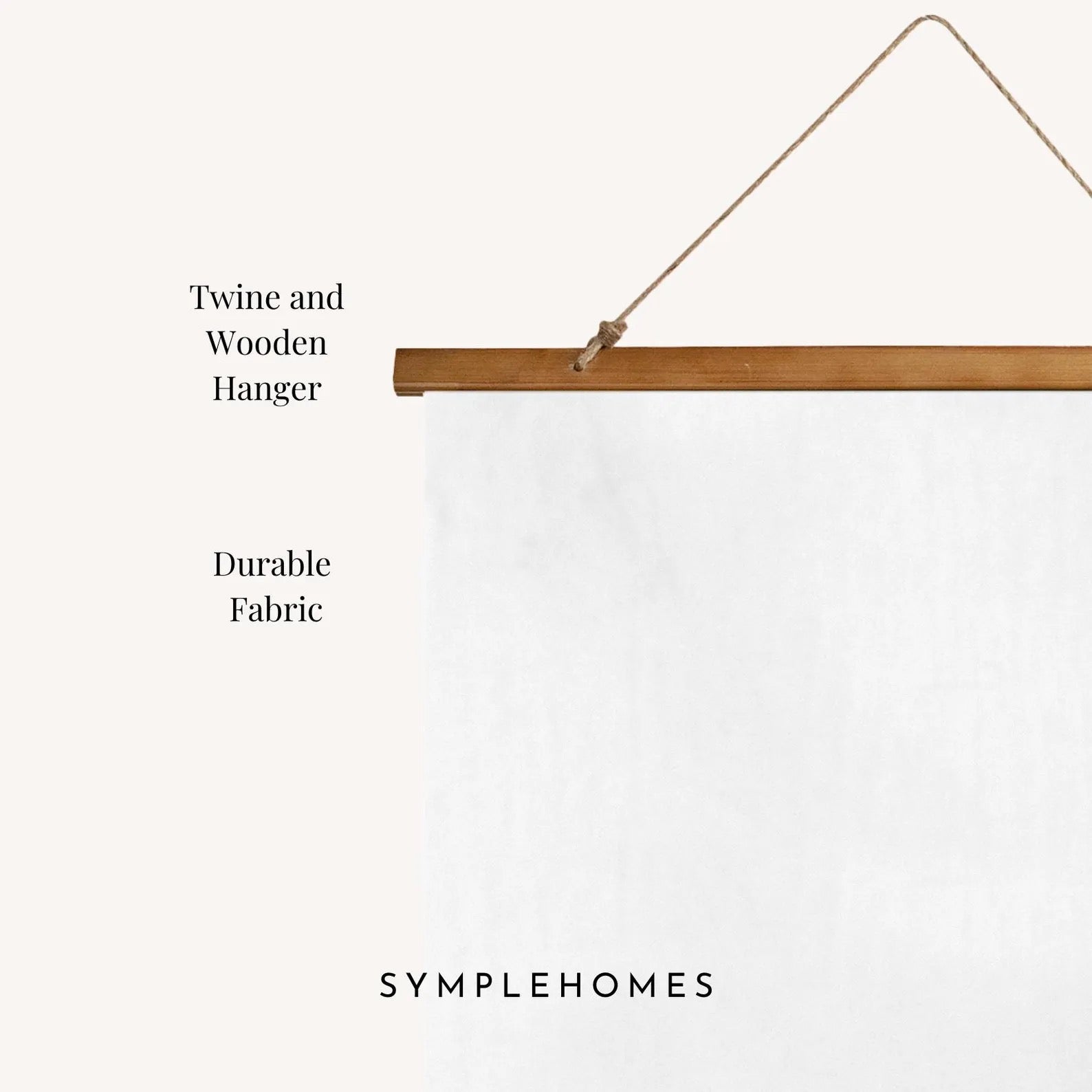 Monochrome Abstract Tapestry – Black & White Modern Wall Hanging