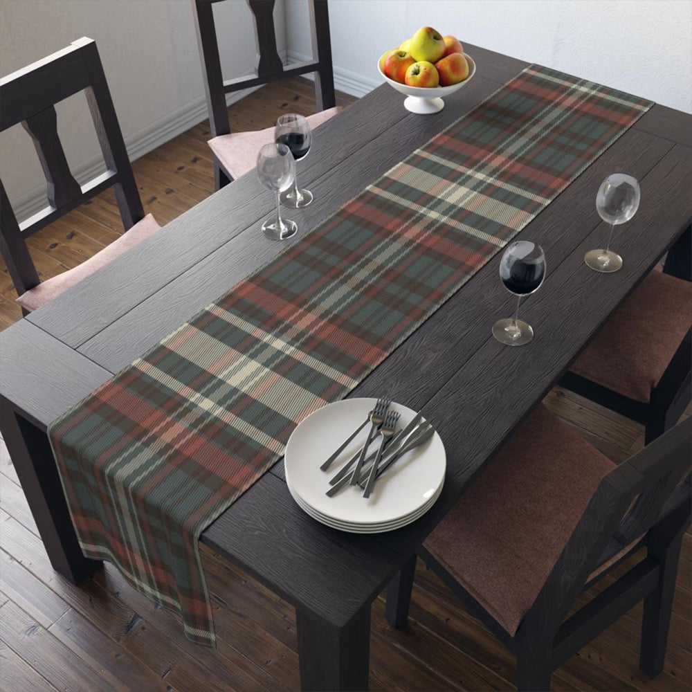 Classic Tartan Table Runner - Ralph Lauren Christmas Style - 2 Sizes Available